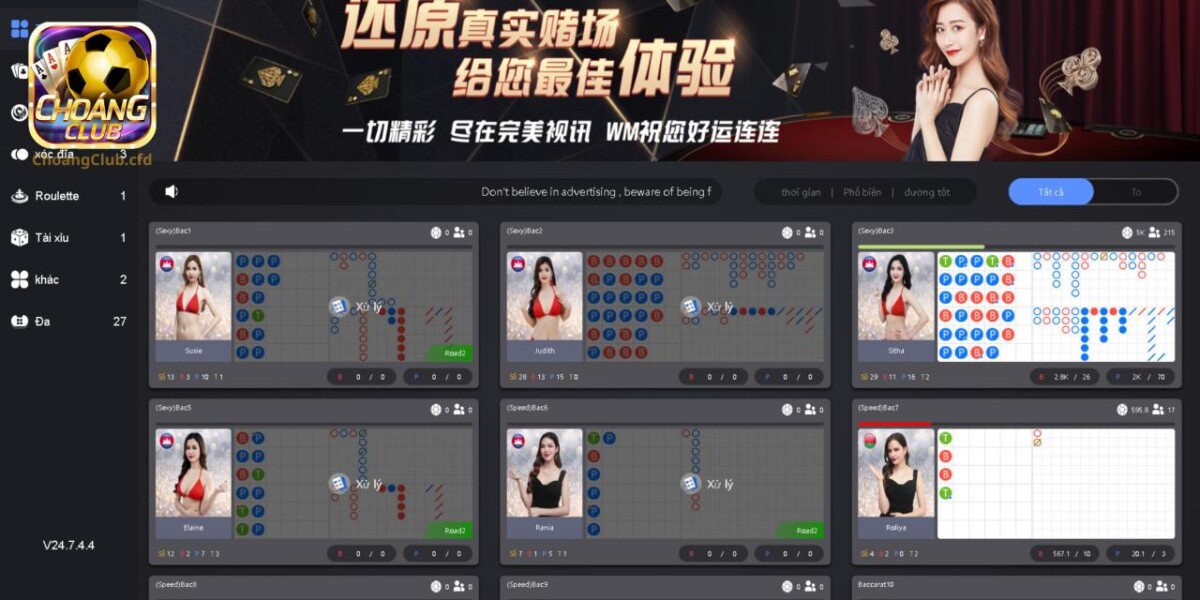 Giao diện cá cược trực quan dễ dàng thao tác