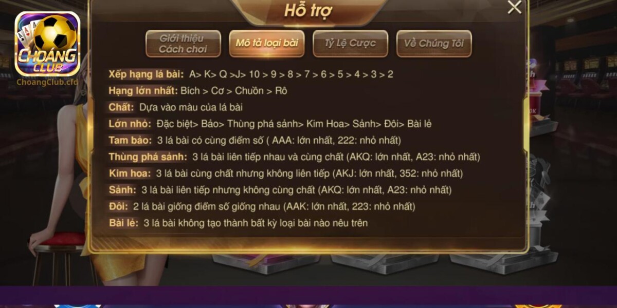 Những loại bài thường xuyên xuất hiện trong game bài