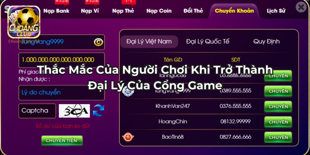 Những thắc mắc của người chơi khi trở thành đại lý của cổng game