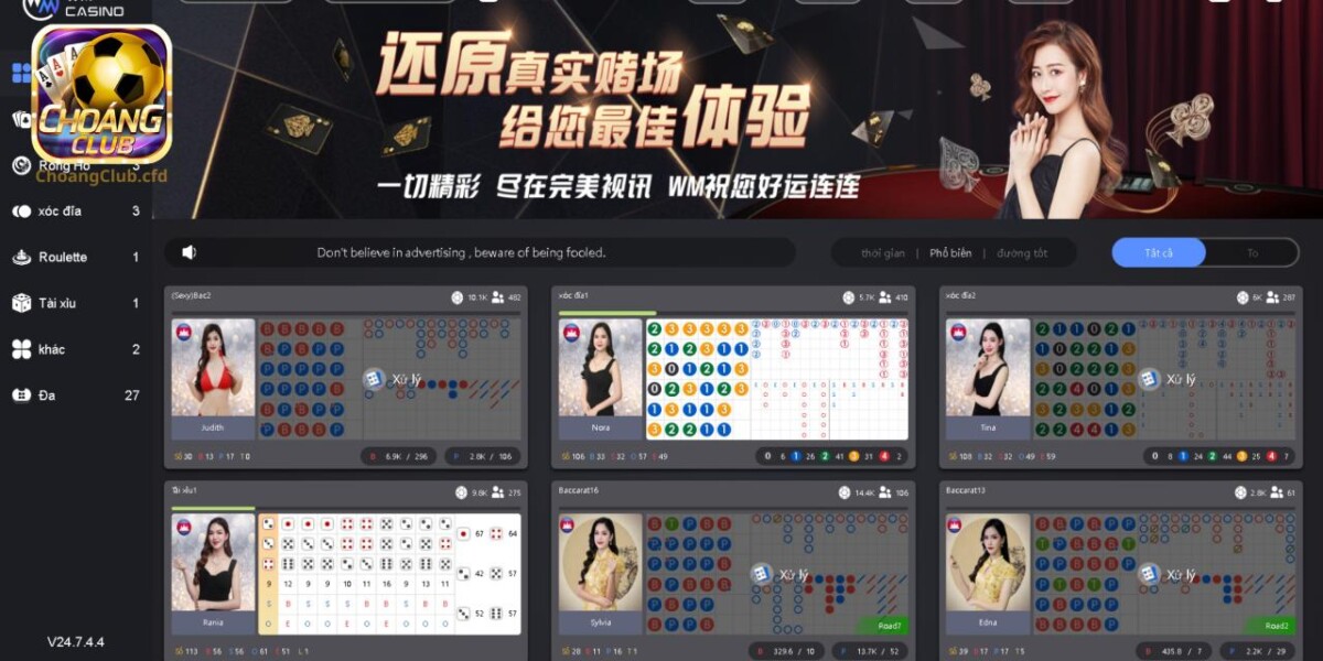 Sản phẩm giải trí phong phú và chất lượng hàng đầu tại WM Casino