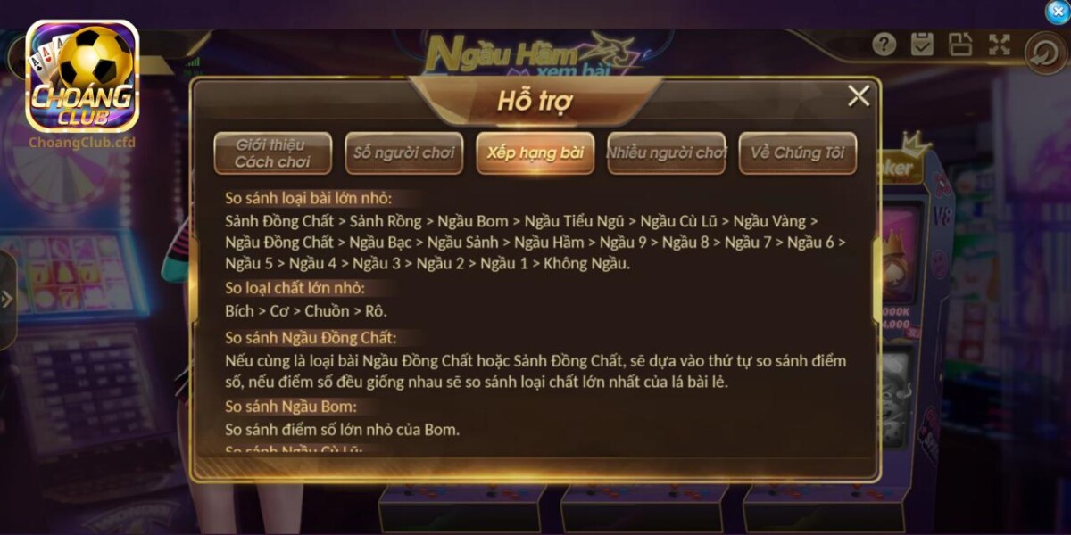 So sánh loại bài Ngầu Hầm theo 3 tiêu chí cụ thể