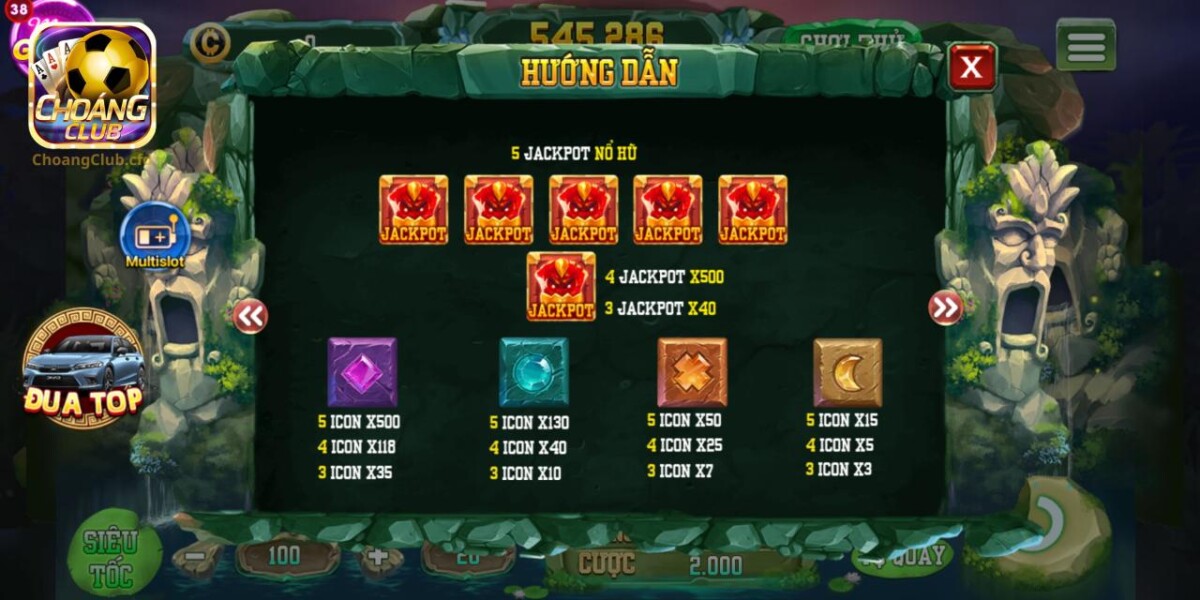 Tìm hiểu các biểu tượng thưởng và cách tính thưởng cơ bản dựa trên các biểu tượng slot Thần Rừng