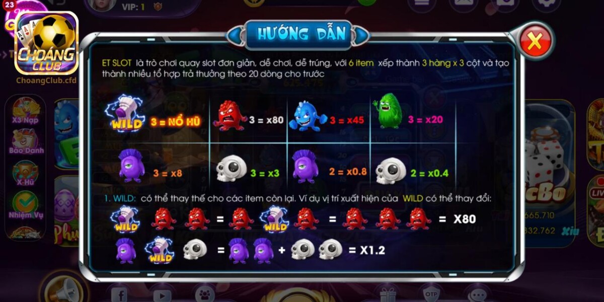 Tổng hợp những biểu tượng trả thưởng xuất hiện trong game ET Slot