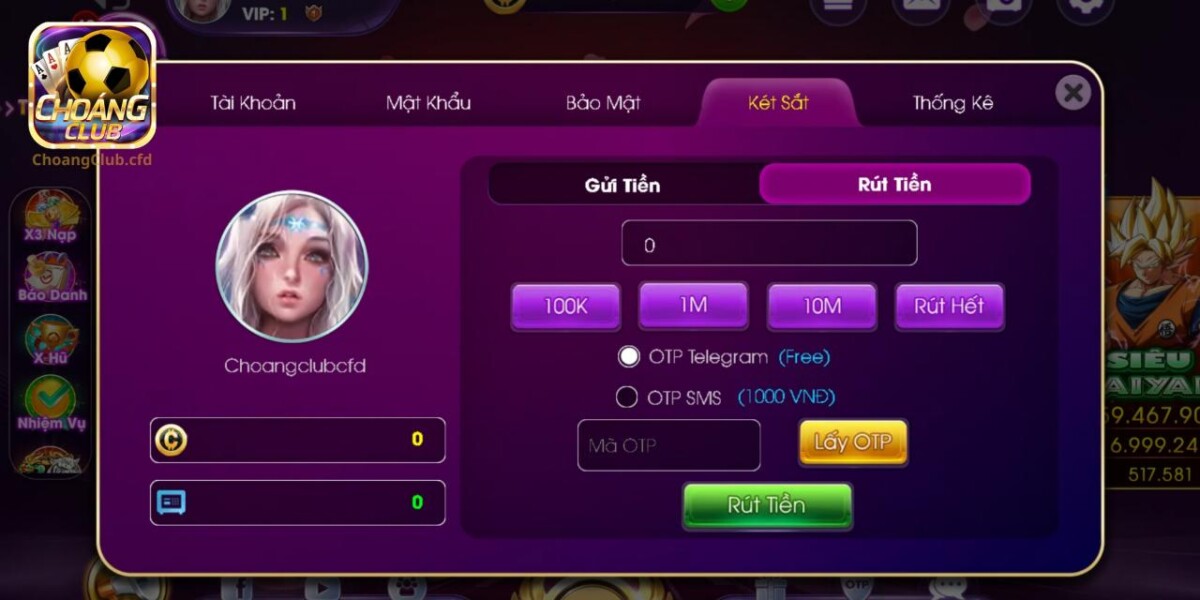 Xác minh tài khoản bằng OTP hoặc SĐT trước khi rút tiền